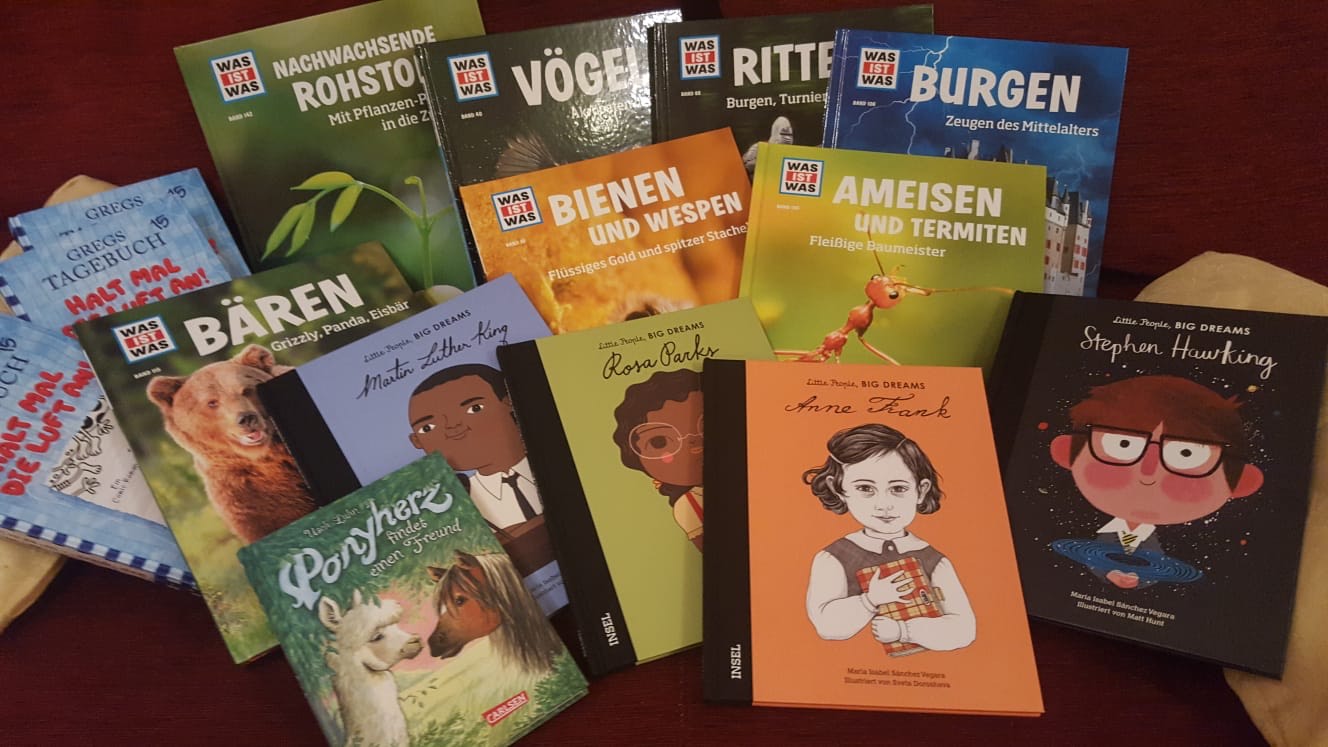 Bücher für die Schulbücherei 2020