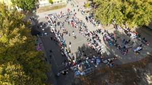 Trödelmarkt in vollem Gange
